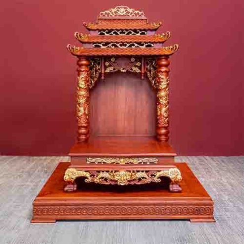 Ban Thần Tài Cao Cấp 3 Mái TT872