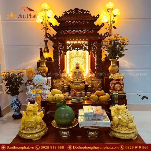 Ban Thần Tài Cao Cấp Đồ Thờ Đài Loan TT865 8 ban than tai cao cap do tho dai loan tt865 5