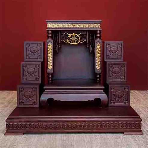 Ban Thần Tài Hiện Đại Gỗ Hương TT880