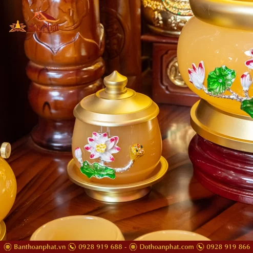 Bàn Thần Tài Ông Địa Đồ Thờ Ngọc Hoa Sen Cao Cấp TT895 33 ban than tai ong dia do tho ngoc hoa sen cao cap tt895 11