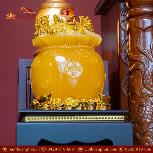 Bàn Thần Tài Ông Địa Đồ Thờ Ngọc Hoa Sen Cao Cấp TT895 38 ban than tai ong dia do tho ngoc hoa sen cao cap tt895 16