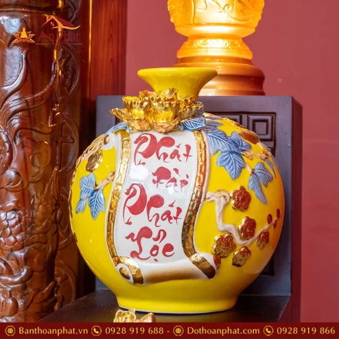 Bàn Thần Tài Ông Địa Đồ Thờ Ngọc Hoa Sen Cao Cấp TT895 39 ban than tai ong dia do tho ngoc hoa sen cao cap tt895 17