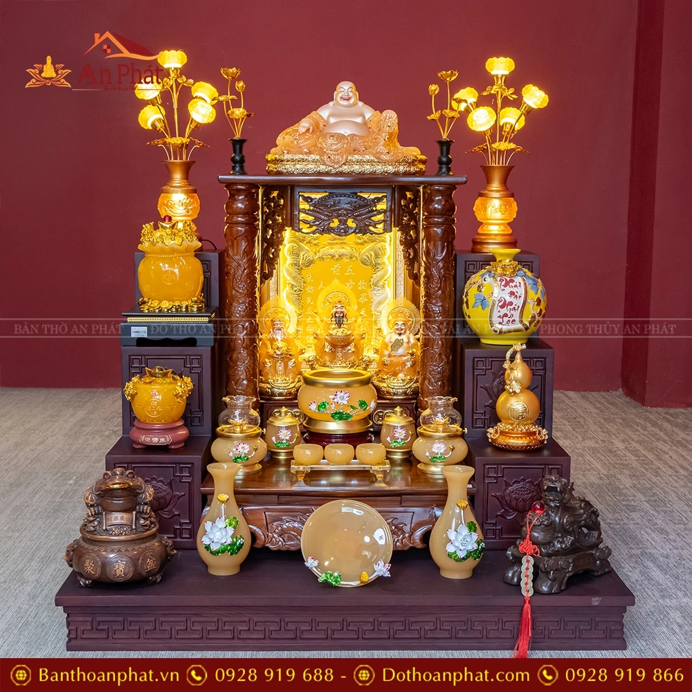 Bàn Thần Tài Ông Địa Đồ Thờ Ngọc Hoa Sen Cao Cấp TT895 47 Bàn Thần Tài Ông Địa Đồ Thờ Ngọc Hoa Sen Cao Cấp TT895