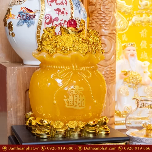 Bàn Thần Tài Ông Địa Đồ Thờ Trắng Hoa Sen TT894 41 ban than tai ong dia do tho trang hoa sen tt894 16