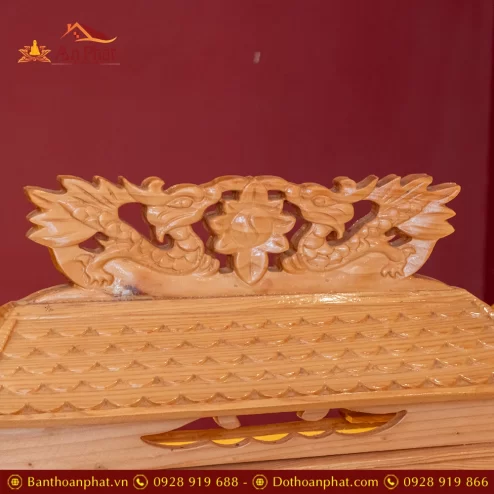 Bàn Thần Tài Ông Địa Đồ Thờ Trắng Hoa Sen TT894 49 ban than tai ong dia do tho trang hoa sen tt894 24