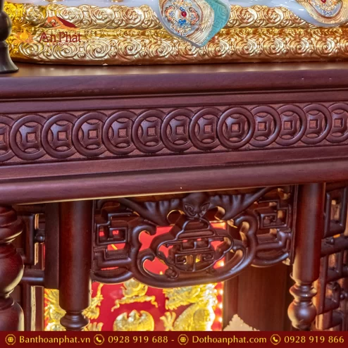 Bàn Thần Tài Ông Địa Gỗ Hương Đồ Thờ Nhập Khẩu TT892 45 ban than tai ong dia go huong do tho nhap khau tt892 22