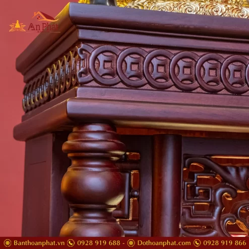 Bàn Thần Tài Ông Địa Gỗ Hương Đồ Thờ Nhập Khẩu TT892 47 ban than tai ong dia go huong do tho nhap khau tt892 24