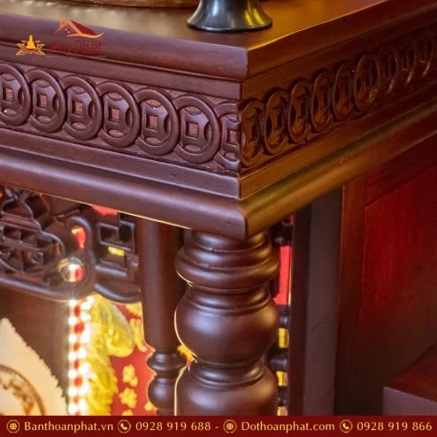 Bàn Thần Tài Ông Địa Gỗ Hương Đồ Thờ Nhập Khẩu TT892 48 ban than tai ong dia go huong do tho nhap khau tt892 25