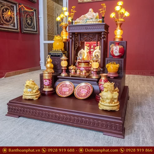 Bàn Thần Tài Ông Địa Gỗ Hương Đồ Thờ Nhập Khẩu TT892 27 ban than tai ong dia go huong do tho nhap khau tt892 4