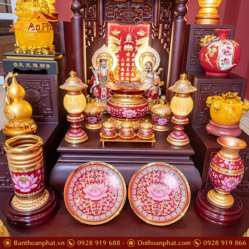 Bàn Thần Tài Ông Địa Gỗ Hương Đồ Thờ Nhập Khẩu TT892 28 ban than tai ong dia go huong do tho nhap khau tt892 5