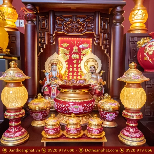 Bàn Thần Tài Ông Địa Gỗ Hương Đồ Thờ Nhập Khẩu TT892 30 ban than tai ong dia go huong do tho nhap khau tt892 7