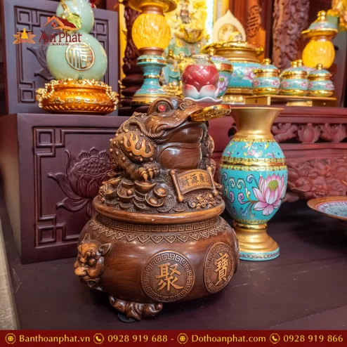 Ban Thần Tài Ông Địa Gỗ Hương Đồ Thờ Nhập Khẩu TT905 38 ban than tai ong dia go huong do tho nhap khau tt905 12