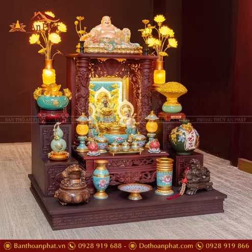 Ban Thần Tài Ông Địa Gỗ Hương Đồ Thờ Nhập Khẩu TT905 29 ban than tai ong dia go huong do tho nhap khau tt905 3