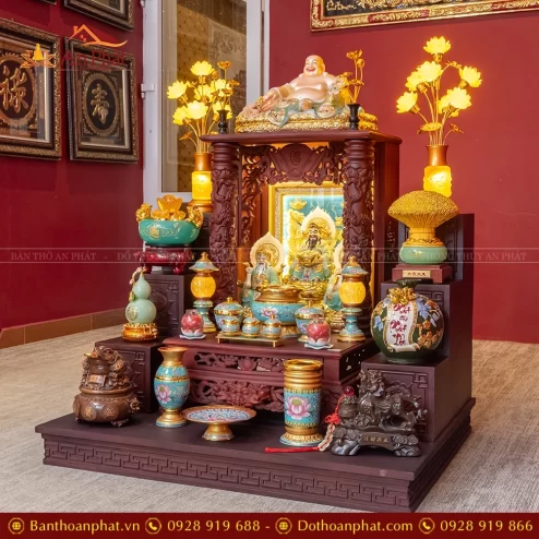 Ban Thần Tài Ông Địa Gỗ Hương Đồ Thờ Nhập Khẩu TT905 30 ban than tai ong dia go huong do tho nhap khau tt905 4