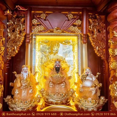 Ban Thần Tài Thổ Địa 3 Mái Đồ Thờ Nhập Khẩu TT887 42 ban than tai tho dia 3 mai do tho nhap khau tt887 20