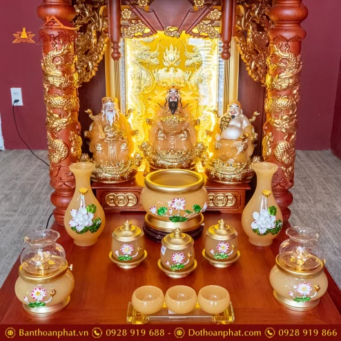 Ban Thần Tài Thổ Địa 3 Mái Đồ Thờ Nhập Khẩu TT887 27 ban than tai tho dia 3 mai do tho nhap khau tt887 5