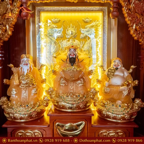 Ban Thần Tài Thổ Địa 3 Mái Đồ Thờ Nhập Khẩu TT887 30 ban than tai tho dia 3 mai do tho nhap khau tt887 8