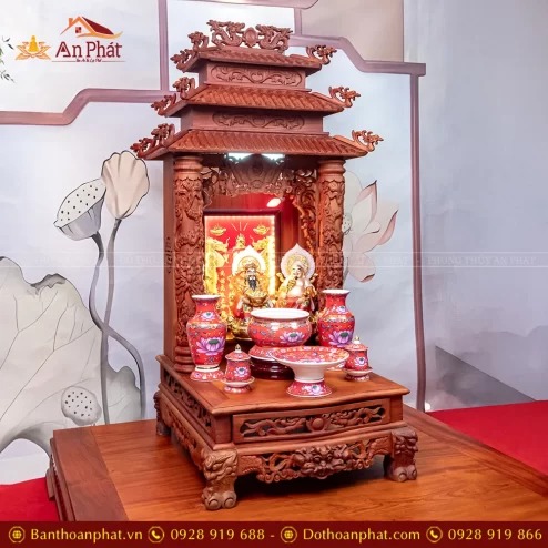 Ban Thần Tài Thổ Địa Cao Cấp Kèm Đồ Thờ TT891 11 ban than tai tho dia cao cap kem do tho tt891 3