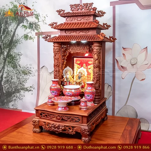 Ban Thần Tài Thổ Địa Cao Cấp Kèm Đồ Thờ TT891 12 ban than tai tho dia cao cap kem do tho tt891 4
