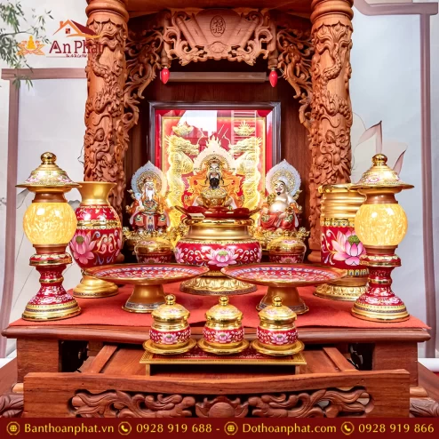 Bàn Thần Tài Thổ Địa Đồ Thờ Hợp Kim Đồng Đỏ TT897 23 ban than tai tho dia do tho hop kim dong do tt897 11