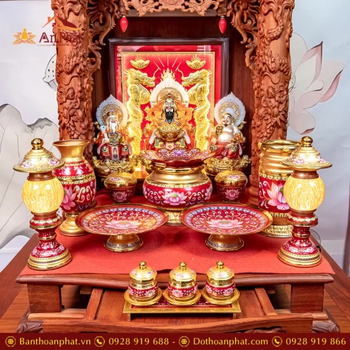 Bàn Thần Tài Thổ Địa Đồ Thờ Hợp Kim Đồng Đỏ TT897 18 ban than tai tho dia do tho hop kim dong do tt897 6