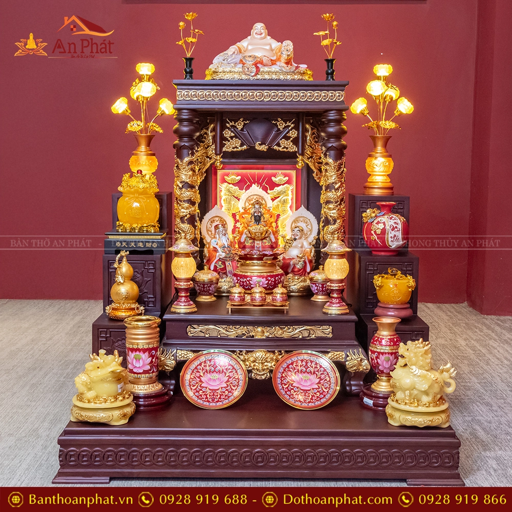 Bàn Thần Tài Thổ Địa Đồ Thờ Hợp Kim TT888 53 Bàn Thần Tài Thổ Địa Đồ Thờ Hợp Kim TT888