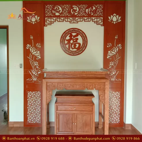 ban tho dep go go do mau trien sen lien btd2238 5