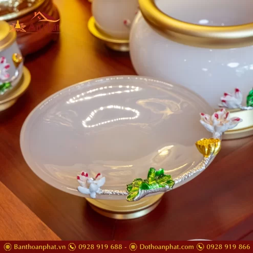 Bàn Thờ Thần Tài Cao Cấp Đồ Thờ Ngọc Hoa Sen TT903 37 ban tho than tai cao cap do tho ngoc hoa sen tt903 17