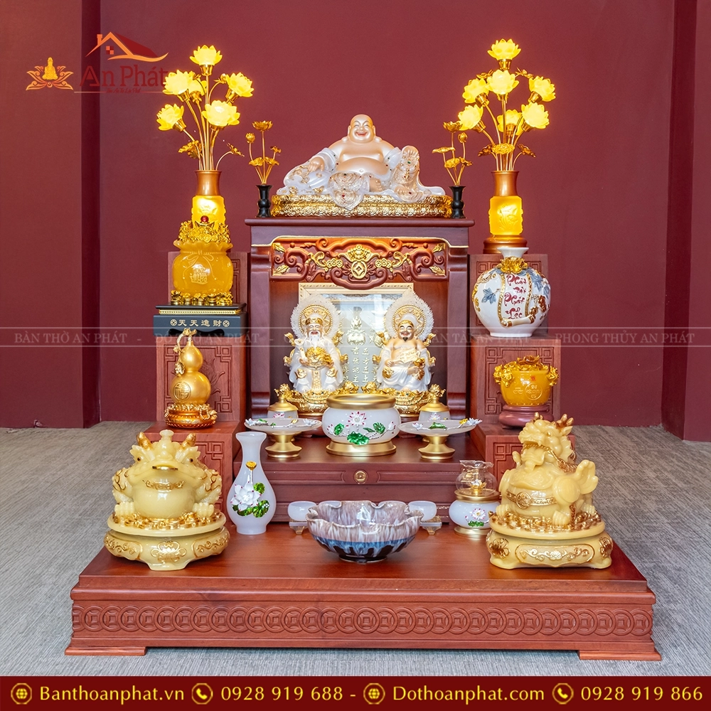 Bàn Thờ Thần Tài Cao Cấp Đồ Thờ Ngọc Hoa Sen TT903 43 Bàn Thờ Thần Tài Cao Cấp Đồ Thờ Ngọc Hoa Sen TT903