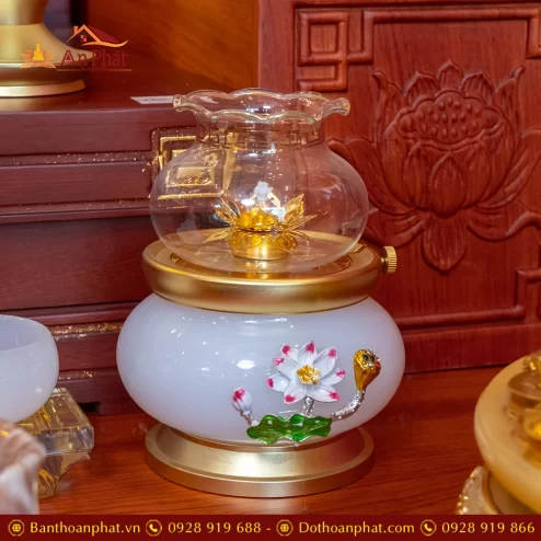 Bàn Thờ Thần Tài Cao Cấp Đồ Thờ Ngọc Hoa Sen TT903 40 ban tho than tai cao cap do tho ngoc hoa sen tt903 20