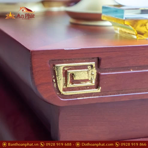 Bàn Thờ Thần Tài Cao Cấp Đồ Thờ Ngọc Hoa Sen TT903 26 ban tho than tai cao cap do tho ngoc hoa sen tt903 6