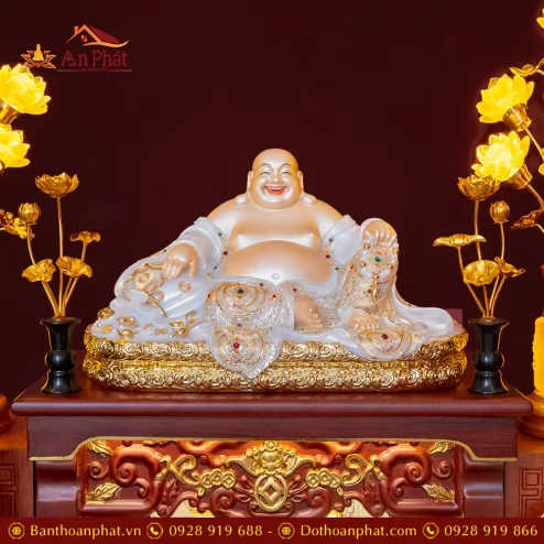 Bàn Thờ Thần Tài Cao Cấp Đồ Thờ Ngọc Hoa Sen TT903 29 ban tho than tai cao cap do tho ngoc hoa sen tt903 9