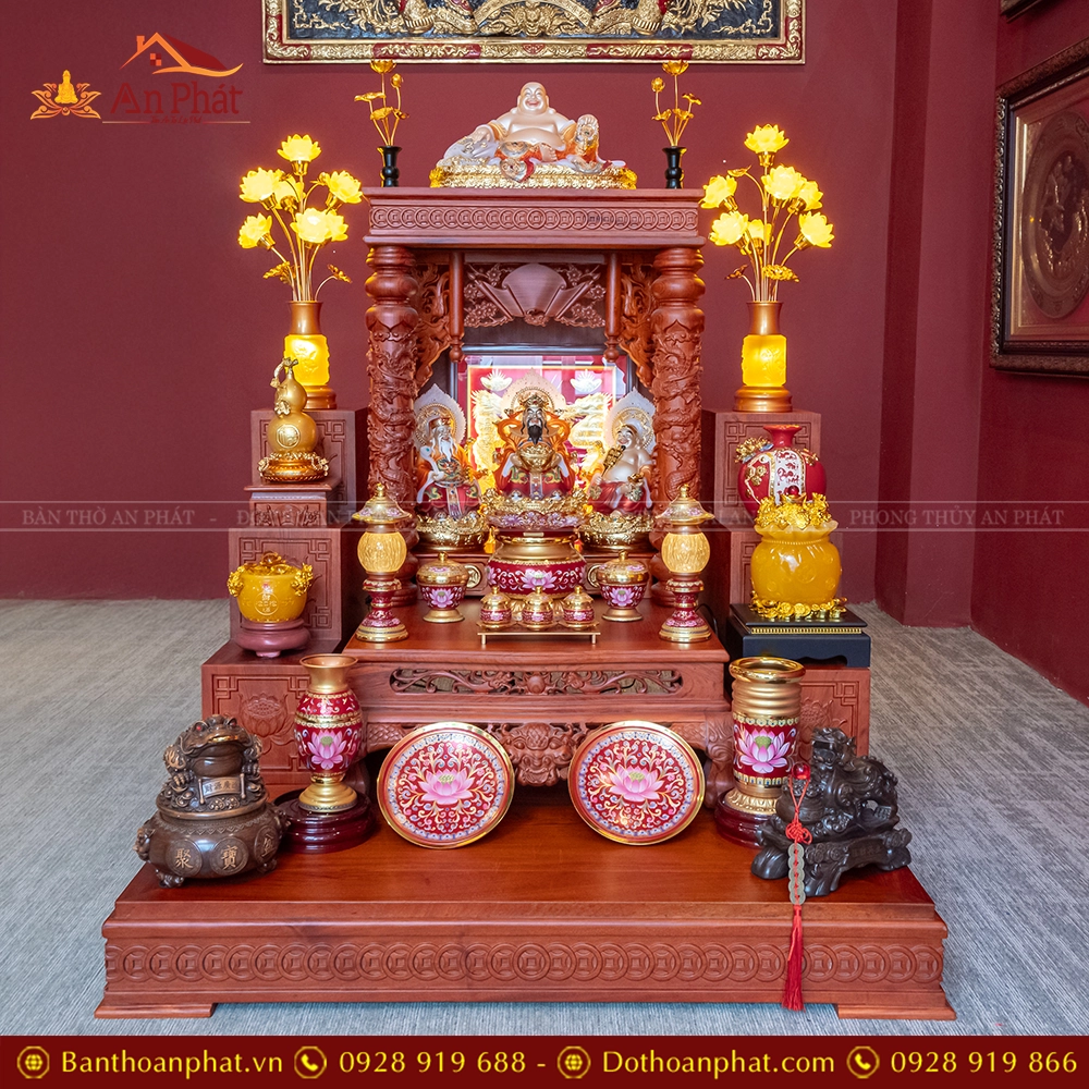 Bàn Thờ Thần Tài Đủ Đồ Thờ Cao Cấp TT886 61 Bàn Thờ Thần Tài Đủ Đồ Thờ Cao Cấp TT886