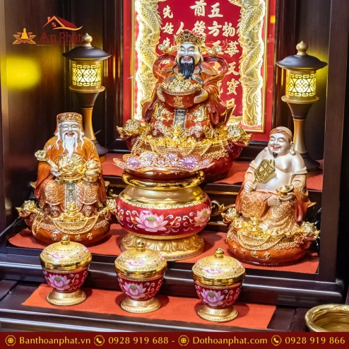 Bàn Thờ Thần Tài Nhập Khẩu Cao Cấp Đủ Đồ Thờ TT882 20 ban tho than tai nhap khau cao cap du do tho tt882 11