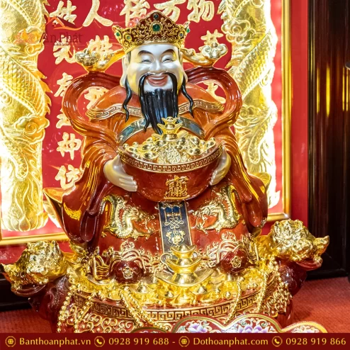 Bàn Thờ Thần Tài Nhập Khẩu Cao Cấp Đủ Đồ Thờ TT882 15 ban tho than tai nhap khau cao cap du do tho tt882 6
