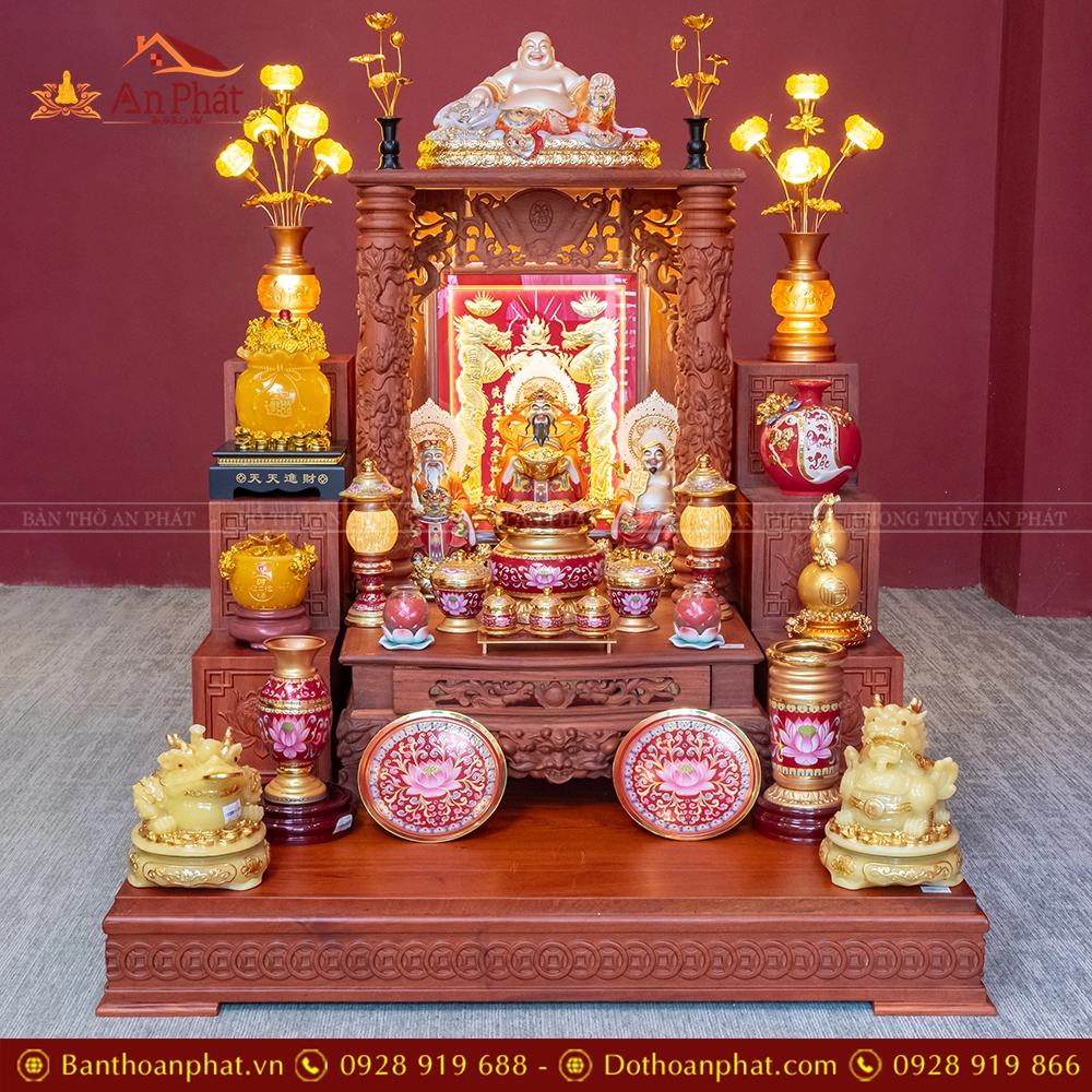 Bàn Thờ Thần Tài Thổ Địa Cao Cấp Đồ Thờ Nhập Khẩu TT901 53 Bàn Thờ Thần Tài Thổ Địa Cao Cấp Đồ Thờ Nhập Khẩu TT901