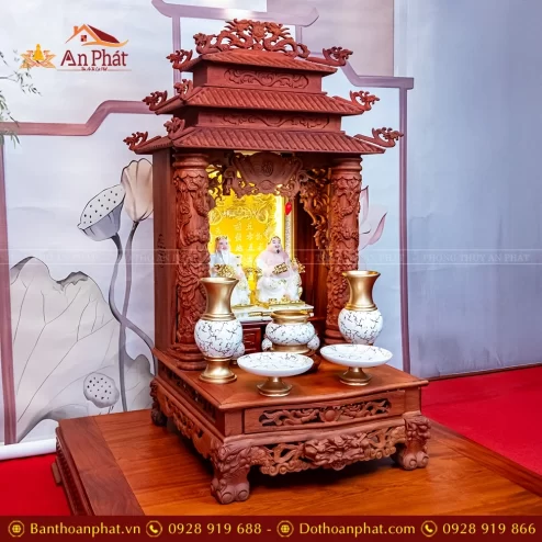 Bàn Thờ Thần Tài Thổ Địa Gỗ Hương Đồ Thờ Nhập Khẩu TT899 11 ban tho than tai tho dia go huong do tho nhap khau tt899 3