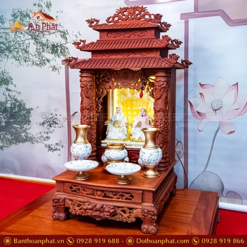 Bàn Thờ Thần Tài Thổ Địa Gỗ Hương Đồ Thờ Nhập Khẩu TT899 12 ban tho than tai tho dia go huong do tho nhap khau tt899 4