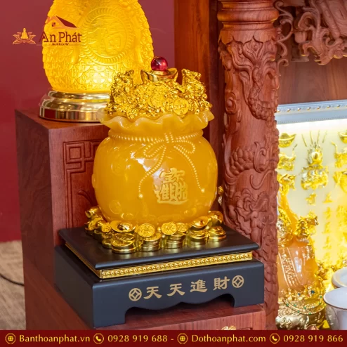 Bàn Thờ Thần Tài Thổ Địa Gỗ Hương Đủ Đồ Thờ TT902 29 ban tho than tai tho dia go huong du do tho tt902 10