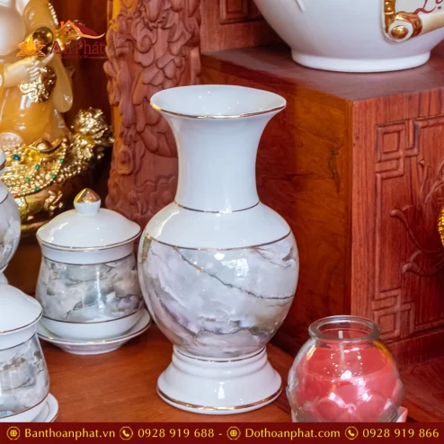 Bàn Thờ Thần Tài Thổ Địa Gỗ Hương Đủ Đồ Thờ TT902 33 ban tho than tai tho dia go huong du do tho tt902 14