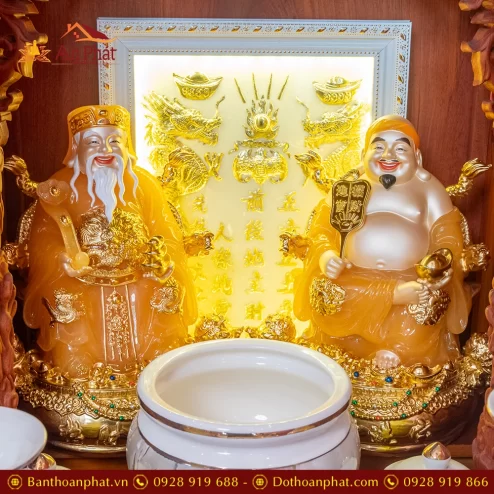 Bàn Thờ Thần Tài Thổ Địa Gỗ Hương Đủ Đồ Thờ TT902 27 ban tho than tai tho dia go huong du do tho tt902 8