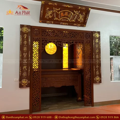 khong gian tho dep ket hop phong khach kgt422 4