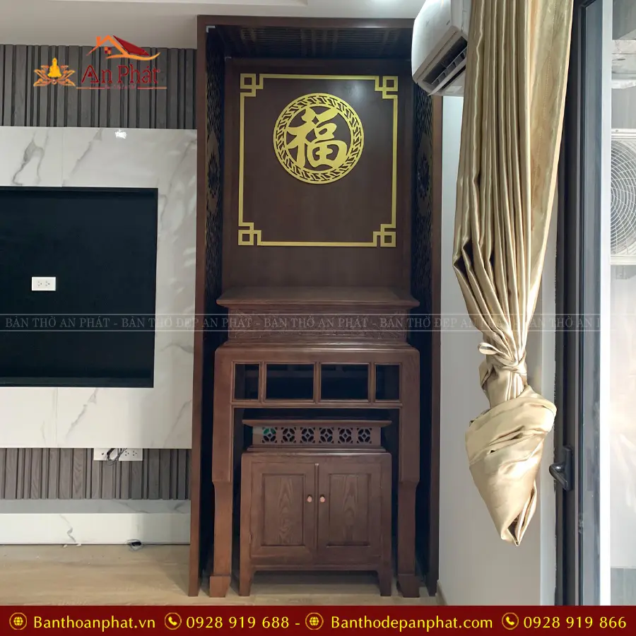 Mẫu Bàn Thờ Gỗ Đơn Giản BTD2244 7 Mẫu Bàn Thờ Gỗ Đơn Giản BTD2244