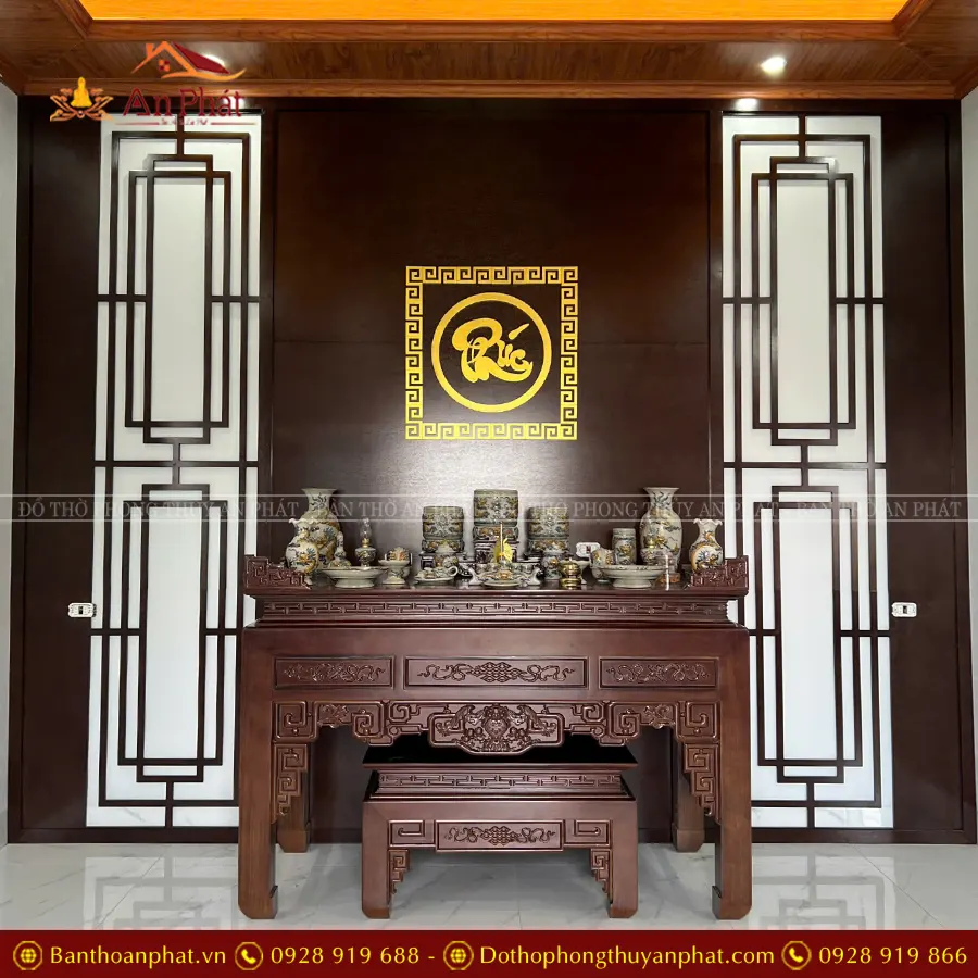 Phòng Thờ Gia Tiên Đẹp Hiện Đại KGT419 9 Phòng Thờ Gia Tiên Đẹp Hiện Đại KGT419